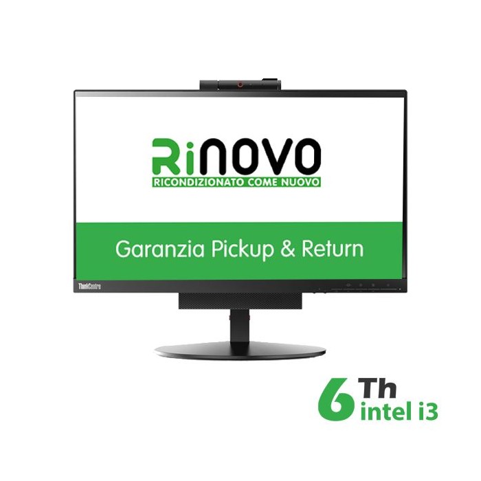 PC M710Q ALL IN ONE INTEL CORE I3-6X00 16GB 256GB SSD 22" WINDOWS 10 PRO - RICONDIZIONATO - GAR. 12 MESI (RN89432001)