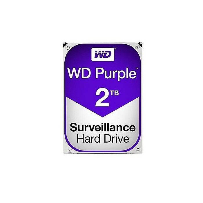 HARD DISK PURPLE 2 TB SATA 3 3.5" (WD20PURZ) RICONDIZIONATO