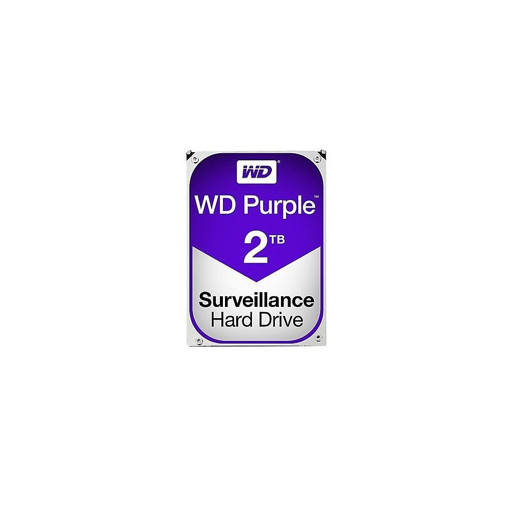 HARD DISK PURPLE 2 TB SATA 3 3.5" (WD20PURZ) RICONDIZIONATO