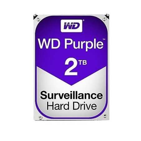 HARD DISK PURPLE 2 TB SATA 3 3.5" (WD20PURZ) RICONDIZIONATO