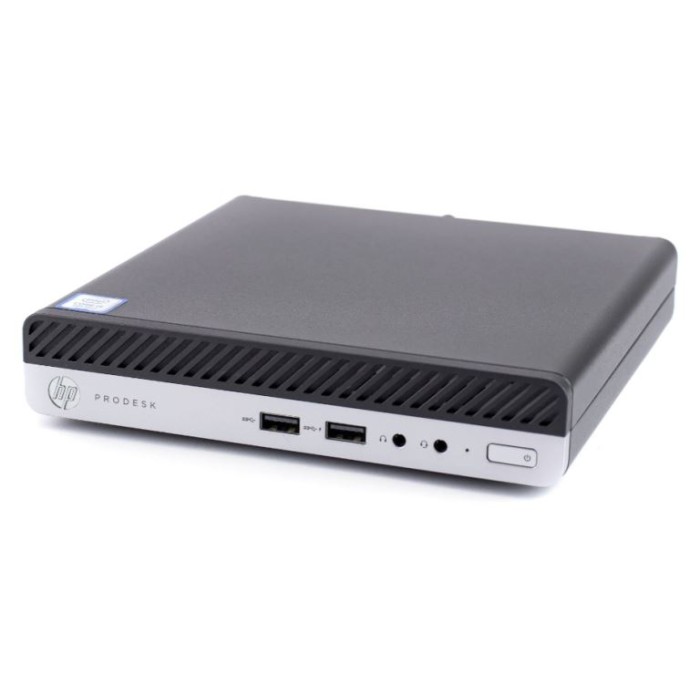 PC PRODESK 400 G5 DM MINI PC INTEL CORE I5-9500T 8GB 256GB SSD WINDOWS COA - RICONDIZIONATO - GAR. 6 MESI