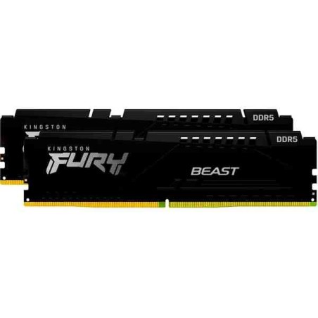 MEMORIA DDR5 32 GB FURY BEAST BLACK PC6000 MHZ KIT (2X16) (KF560C30BBEK2-32)