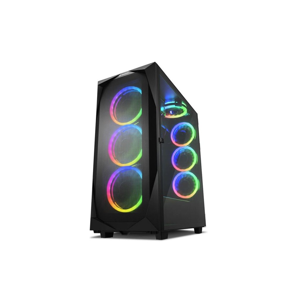 CASE GAMING REV300 BLACK RGB ATX NERO NO ALIMENTATORE