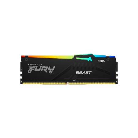 MEMORIA DDR5 32 GB FURY BEAST RGB PC5200 MHZ (1X32) (KF552C40BBA-32)