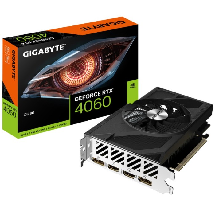 SCHEDA VIDEO GEFORCE RTX 4060 8 GB D6 8G (GV-N4060D6-8GD)