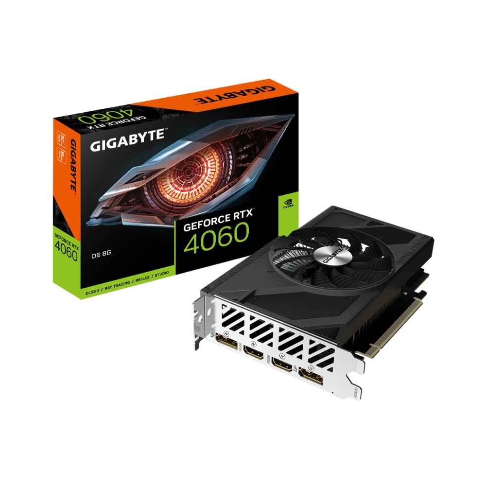 SCHEDA VIDEO GEFORCE RTX 4060 8 GB D6 8G (GV-N4060D6-8GD)