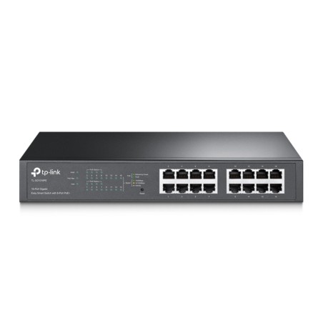 SWITCH RETE 16 PORTE 10/100/1000 EASY SMART SG1016PE 8 PORTE POE