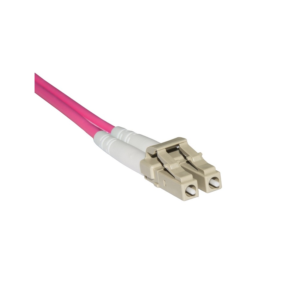 CAVO FIBRA OTTICA LC A SC MULTIMODE DUPLEX OM4 50/125 MT.2 (LKLCSC4502)