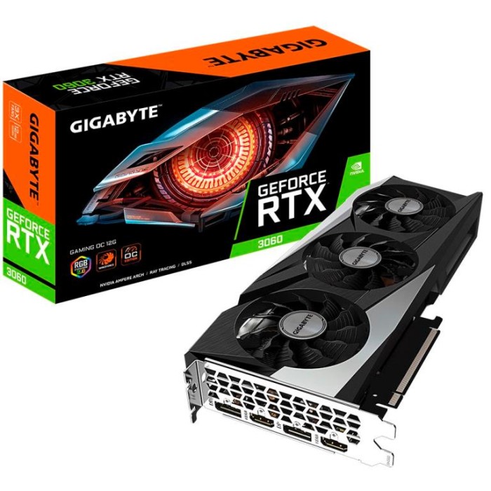 SCHEDA VIDEO GEFORCE RTX 3060 GAMING OC 12G 2.0 12 GB (GV-N3060GAMING OC-12GD)