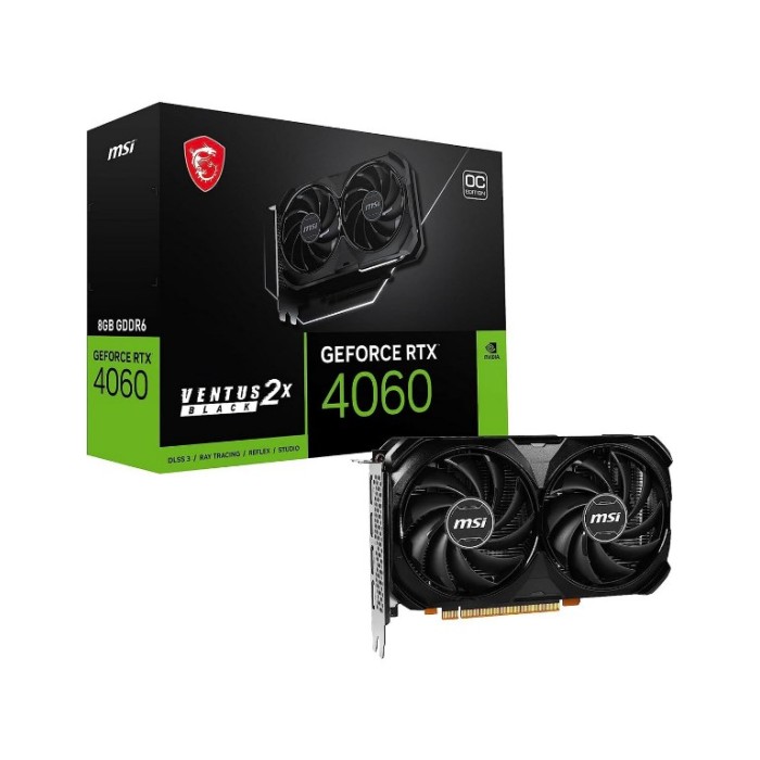 SCHEDA VIDEO GEFORCE RTX 4060 VENTUS 2X BLACK OC 8 GB (V516-004R)