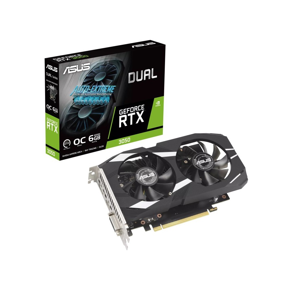 SCHEDA VIDEO RTX 3050 6 GB DUAL OC (90YV0K60-M0NA00)