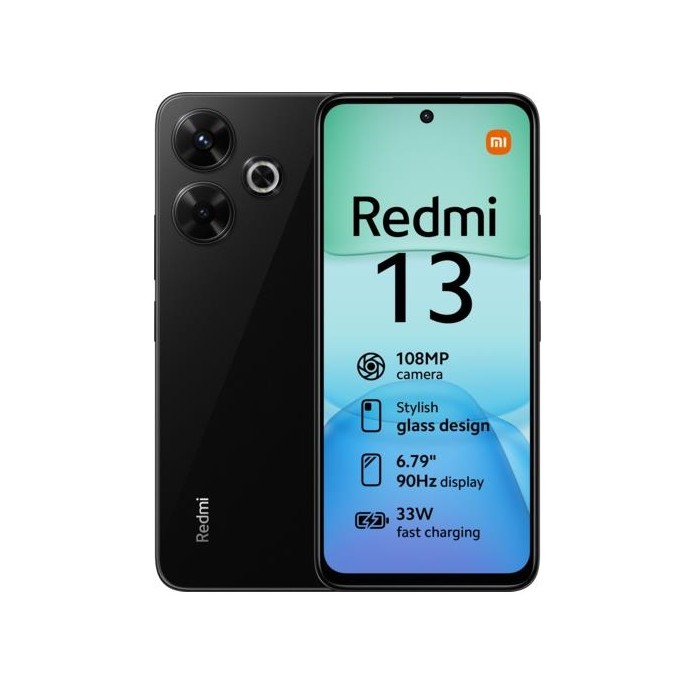 SMARTPHONE REDMI 13 256GB DUAL SIM MIDNIGHT BLACK NERO