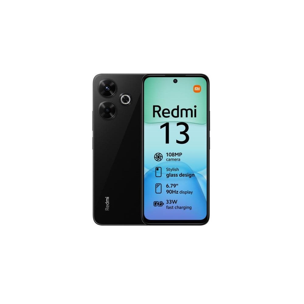 SMARTPHONE REDMI 13 256GB DUAL SIM MIDNIGHT BLACK NERO