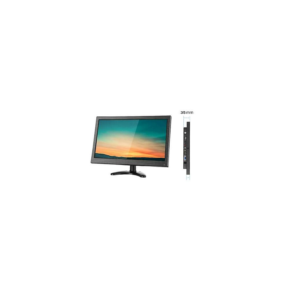 MONITOR 13.3" HD PER TELECAMERE DISPLAY LED HDMI-VGA-BNC-USB-AV