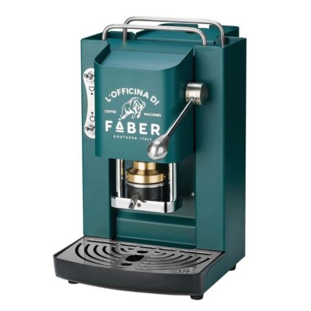 MACCHINA DA CAFFE' A CIALDE PRO DELUXE BRITISH GREEN CROMATO