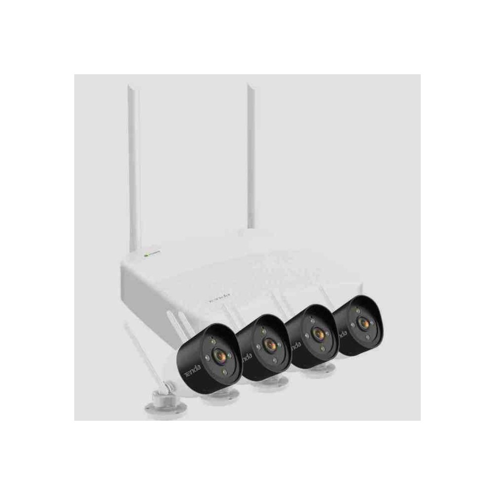 KIT SISTEMA DI SORVEGLIANZA DI SICUREZZA VIDEO HD WIRELESS A 4 CANALI VIDEOCAMERE (K4W-3TC)