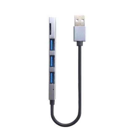 HUB Q-T89 CON 3 PORTE USB 3.0 + 1 MICRO SD CARD SLOT (Q-T89)