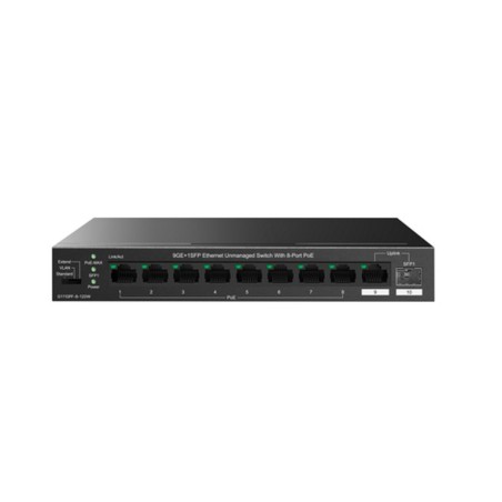 SWITCH RETE 10 PORTE 10/100/1000 - 9P GE LAN +1P SFP - POE (TEG1110PF-8-120W)