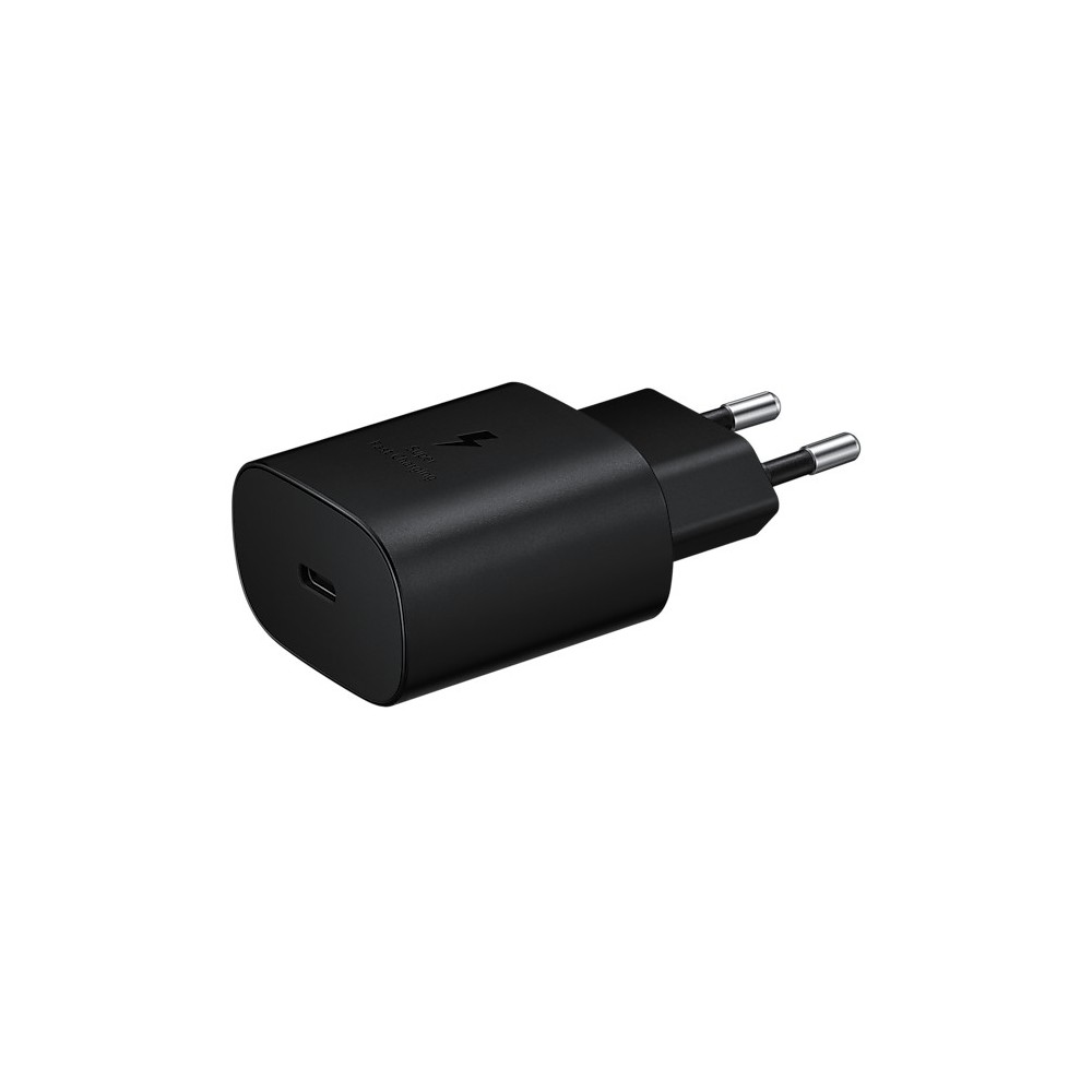 CARICATORE 1 USB TYPE-C QUICK CHARGE 25W NERO (EP-TA800NBEGEU)