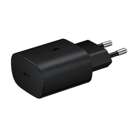 CARICATORE 1 USB TYPE-C QUICK CHARGE 25W NERO (EP-TA800NBEGEU)