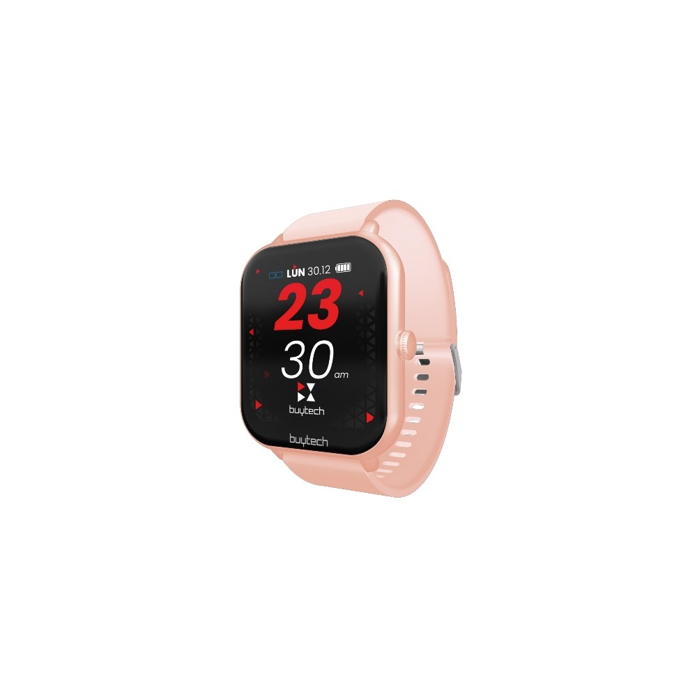 SMARTWATCH BUYTECH BY-ALFA-PK CASSA ROSA CINTURINO SILICONE