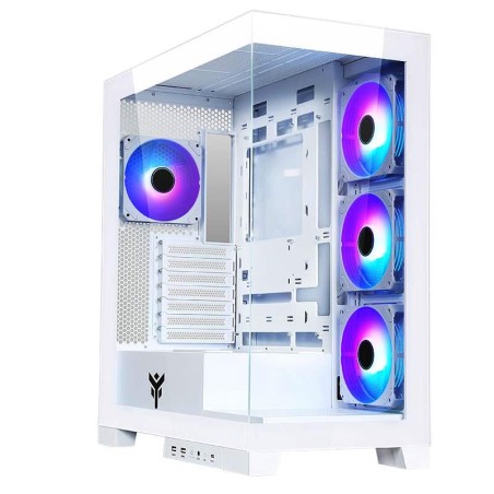 CASE GAMING TOWER SHOWBUI 45W - NO ALIMENTATORE - ARGB FAN - BIANCO (ITGCASB45W)