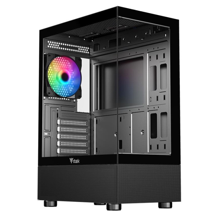 CASE GAMING TOWER SHOWBUI 33B - NO ALIMENTATORE - ARGB FAN - NERO (ITGCASB33B)