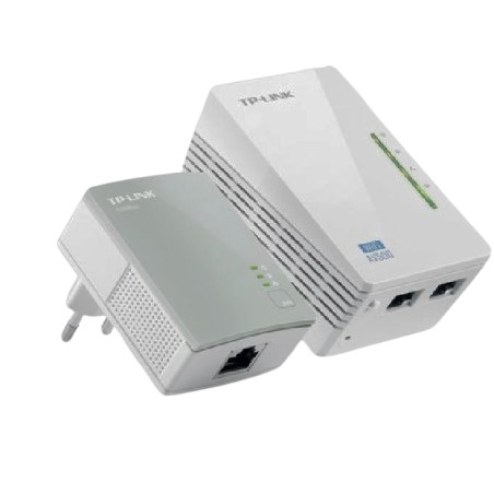 KIT ADATTATORE DI RETE POWERLINE TL-WPA4220KIT 300 MBPS WIRELESS