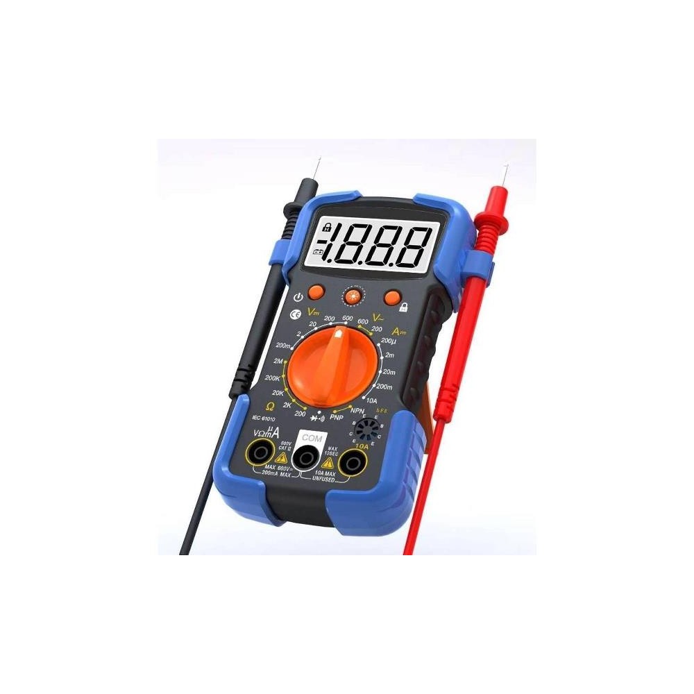 MULTIMETRO DIGITALE TESTER CON DISPLAY A LED (002025BI)