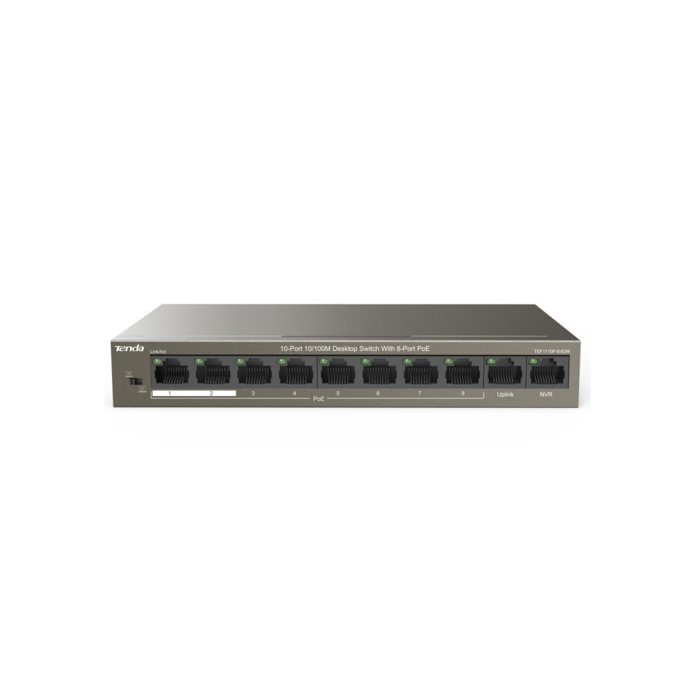 SWITCH RETE 8 PORTE 10/100/1000 - POE (TEF1110P-8-63W)