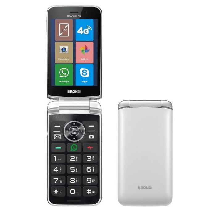 CELLULARE BOSS 4G DUAL SIM BIANCO