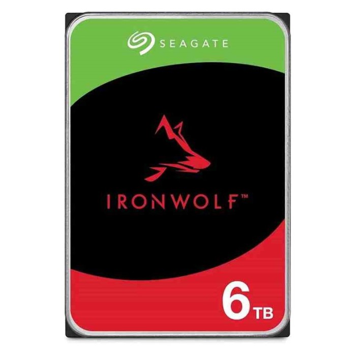 HARD DISK 6 TB IRONWOLF SATA 3 3.5" NAS (ST6000VN006)