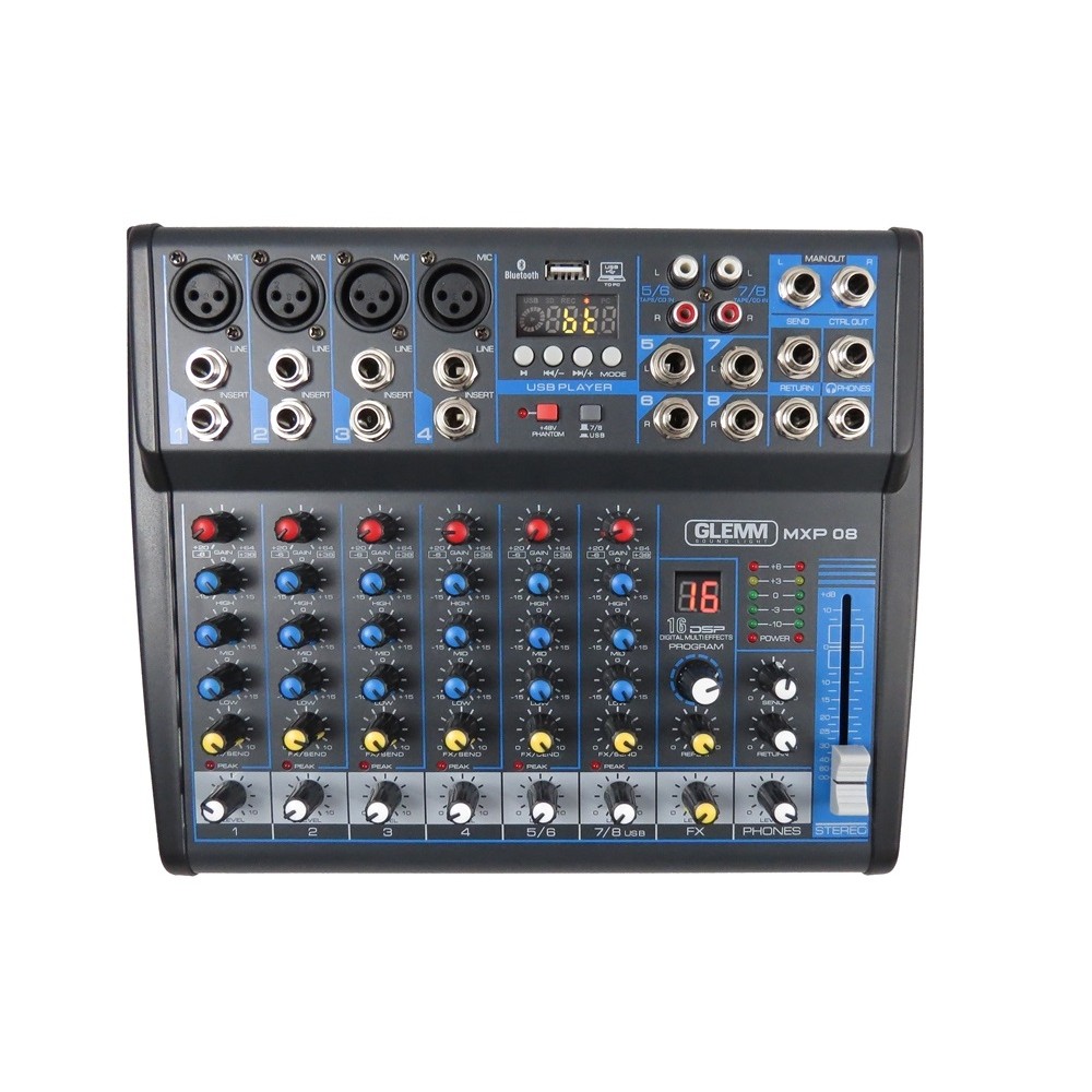 MIXER MXP 08 MICROFONICO PER DJ