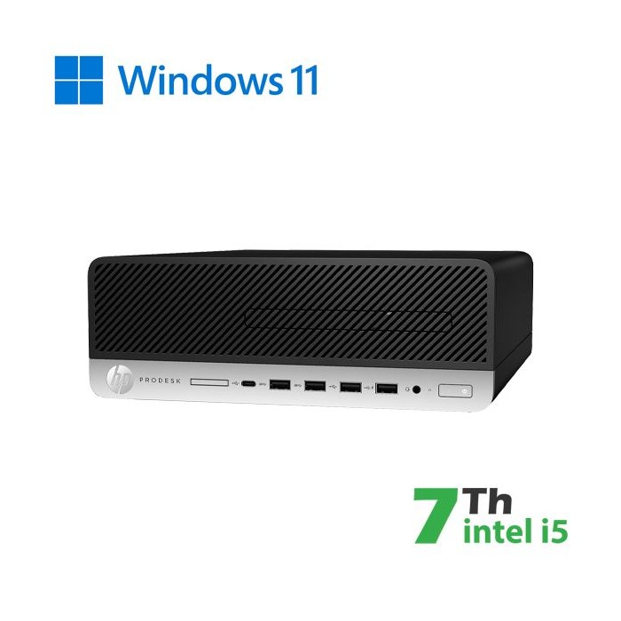 PC HP 600-800 G3 SFF INTEL CORE I5-7 GEN. 16GB 480GB SSD WINDOWS 11 PRO - RICONDIZIONATO - GAR. 12 MESI