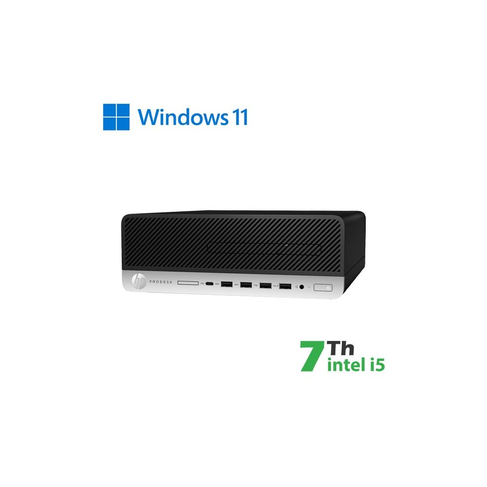 PC HP 600-800 G3 SFF INTEL CORE I5-7 GEN. 16GB 480GB SSD WINDOWS 11 PRO - RICONDIZIONATO - GAR. 12 MESI