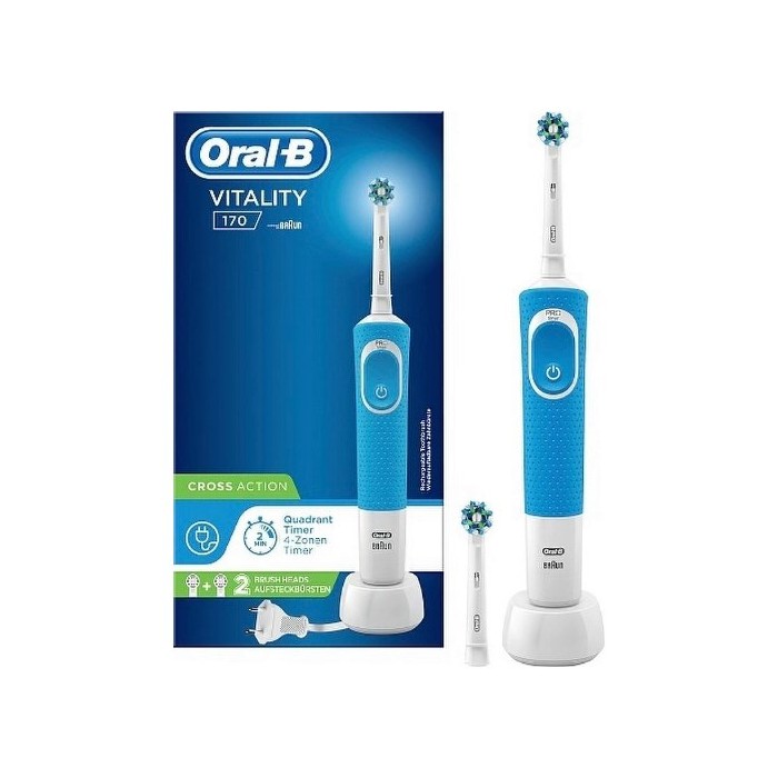 SPAZZOLINO ELETTRICO ORAL-B VITALITY 170 CROSSACTION - BLU/BIANCO