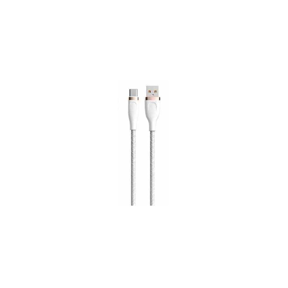 CAVO INTRECCIATO DA USB A TYPE-C 2.4A 1.5MT BIANCO (DECAC623W)