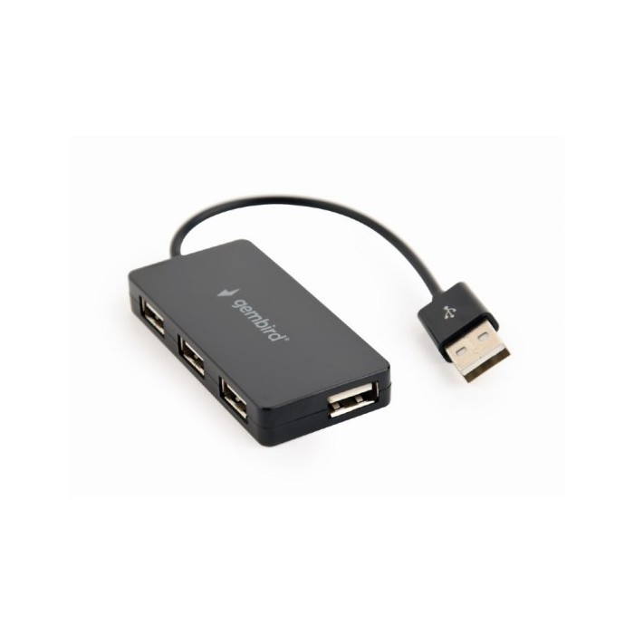 HUB 4 PORTE USB NERO (UHB-U2P4-04)