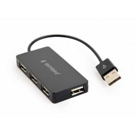 HUB 4 PORTE USB NERO (UHB-U2P4-04)