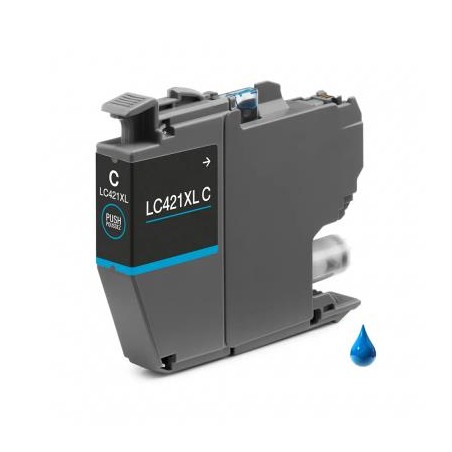 CARTUCCIA COMPATIBILE BROTHER LC421XL CYAN CIANO