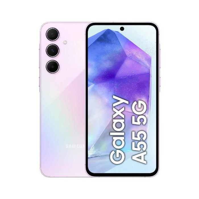 SMARTPHONE GALAXY A55 256GB 5G LILLA (SM-A556BLVCEUE)