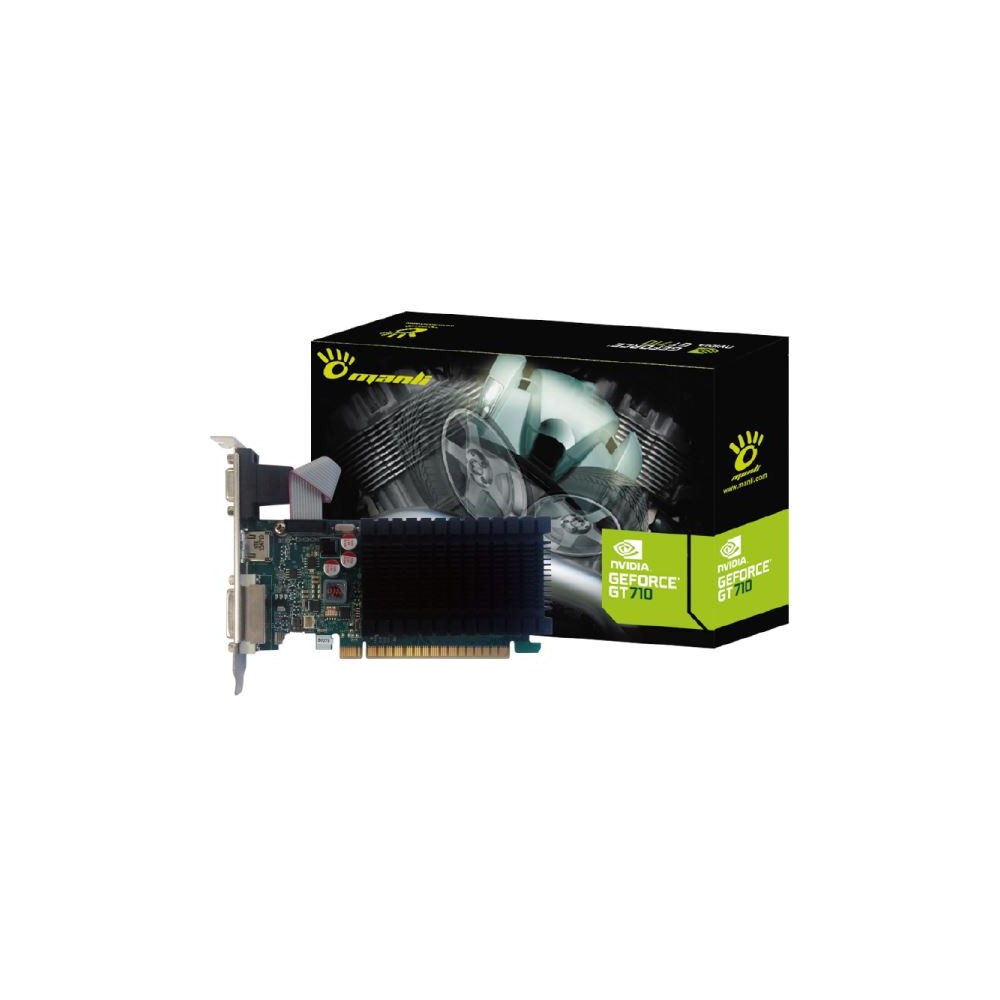 SCHEDA VIDEO GEFORCE GT710 HEATSINK 2 GB PCI-E LP (N308GT7100F2620)