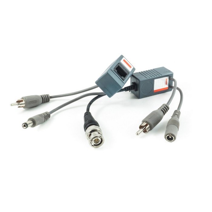 TRASMETTITORE VIDEO/AUDIO BALUN (COPPIA) ALIMENTATO AS-UTP121