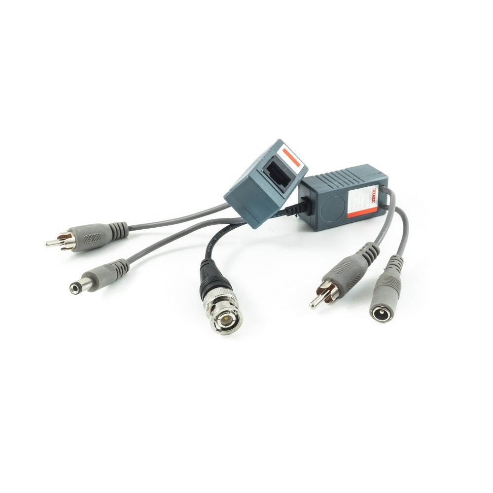 TRASMETTITORE VIDEO/AUDIO BALUN (COPPIA) ALIMENTATO AS-UTP121