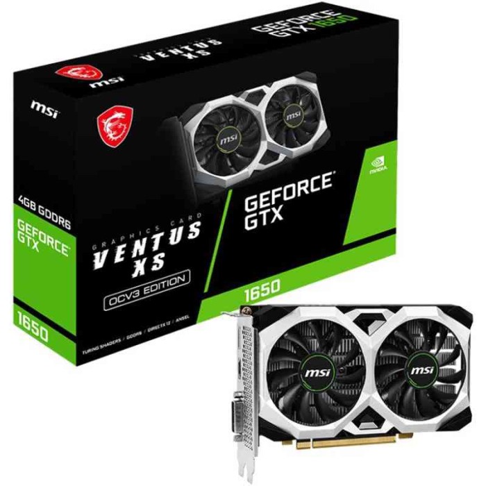 SCHEDA VIDEO GEFORCE GTX 1650 D6 VENTUS XS OCV3 4 GB GDDR6 (V812-003R)