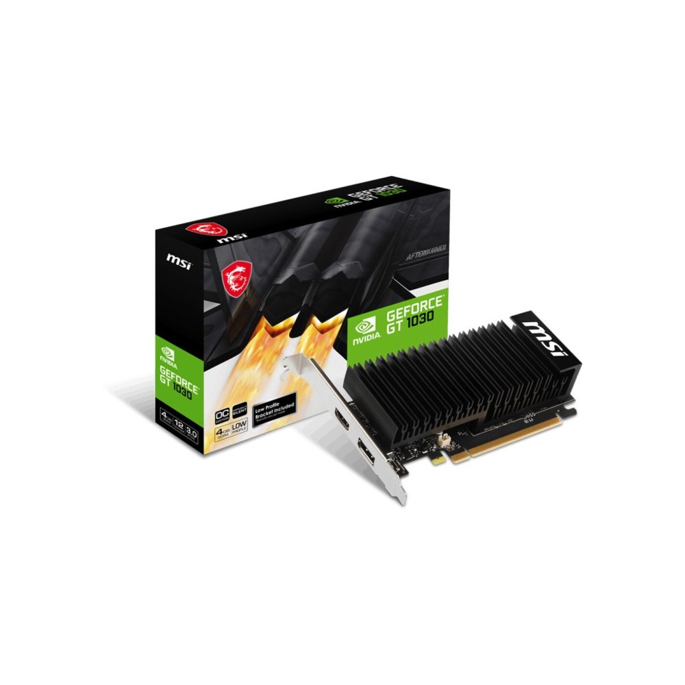 SCHEDA VIDEO GEFORCE GT1030 4GB 4GHD4 LP OC (V812-037R) 2 GB PCI-E