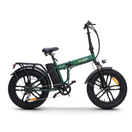 BICI ELETTRICA CON PEDALATA ASSISTITA FAT BIKE SKYJET 20" NITRO PRO - 250W - VERDE