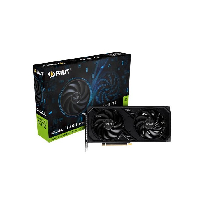 SCHEDA VIDEO GEFORCE RTX 4070 DUAL 12GB (NED4070019K9-1048D)