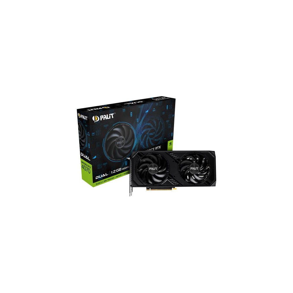 SCHEDA VIDEO GEFORCE RTX 4070 DUAL 12GB (NED4070019K9-1048D)