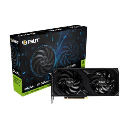 SCHEDA VIDEO GEFORCE RTX 4070 DUAL 12GB (NED4070019K9-1048D)